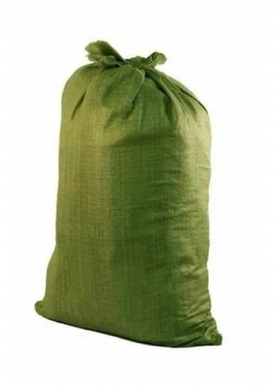 Мешок п/п строительный зеленый 50кг 55х95см