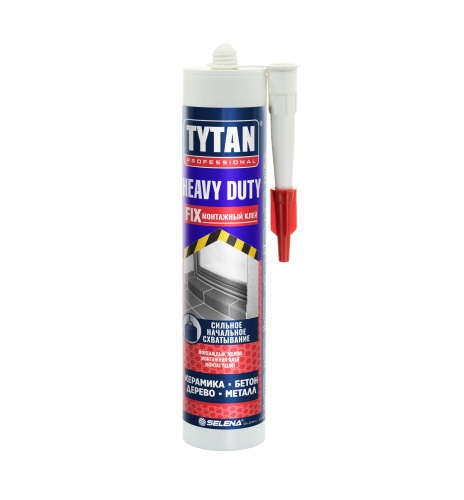 Клей монтажный бежевый 310мл HEAVY DUTY Tytan Professional