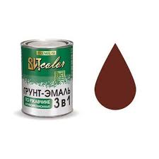 Грунт-эмаль по ржавчине 3в1 шоколад 0,8кг ВИТ color