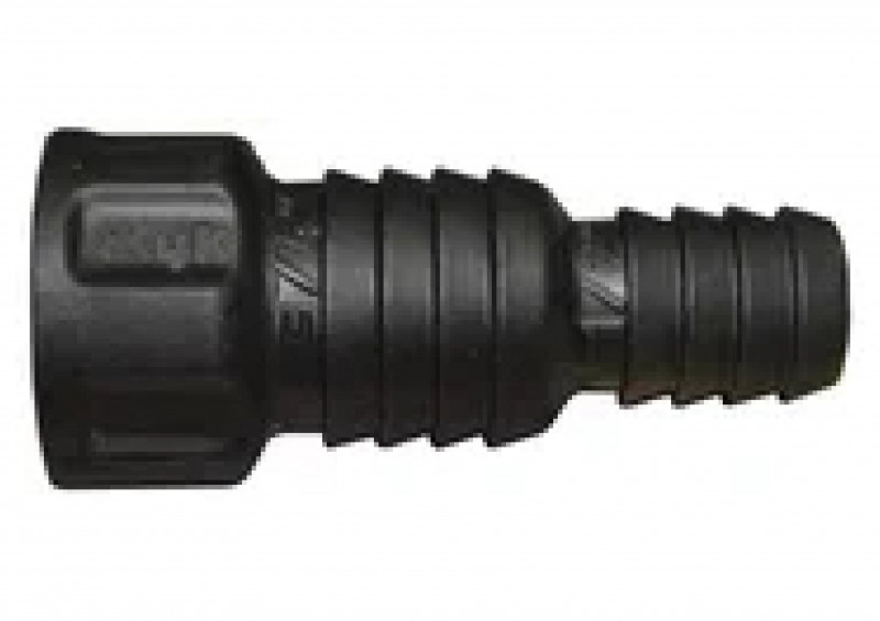 Адаптер-фитинг 1/2-3-4 пластиковый, для соединения гибких поливочных шлангов