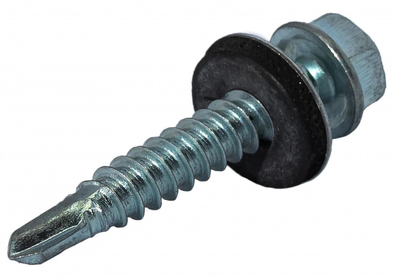 Саморез кровельный HWX7-W-P9 уп/50шт 6,3х38мм ТМ HARDWEX