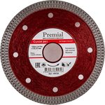 Диск отрезной алмазный тип Х сухой рез. 125х1,2х10х22,23 Hardcore Premial Керамогранит