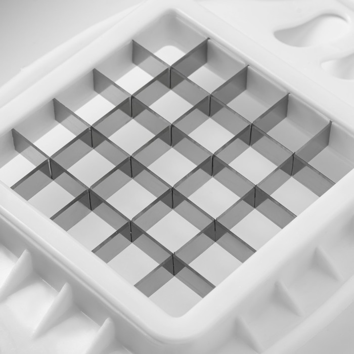 Овощерезка 17см, с ручками, цвет микс, "Кубик"