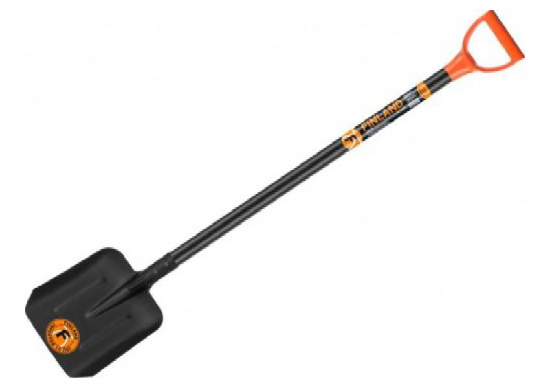 Лопата совковая глубокая с ребрами жесткости FINLAND ЦИ