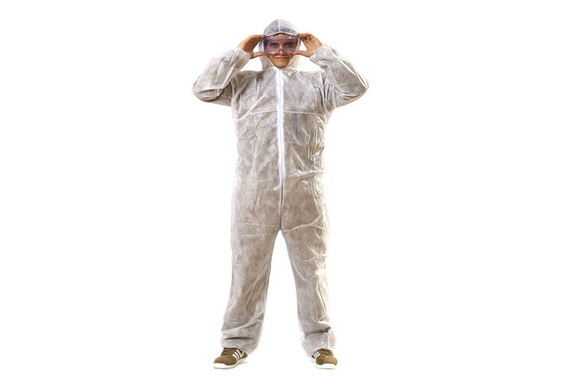 Комбинезон одноразовый,спанбод 40гр (52-54)